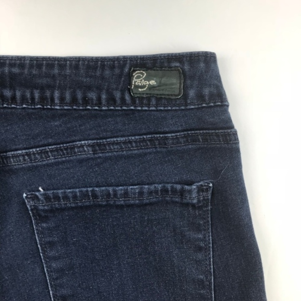 Paige Rowena Leggings Dark Wash Skinny Jeans 31 - Picture 8 of 10